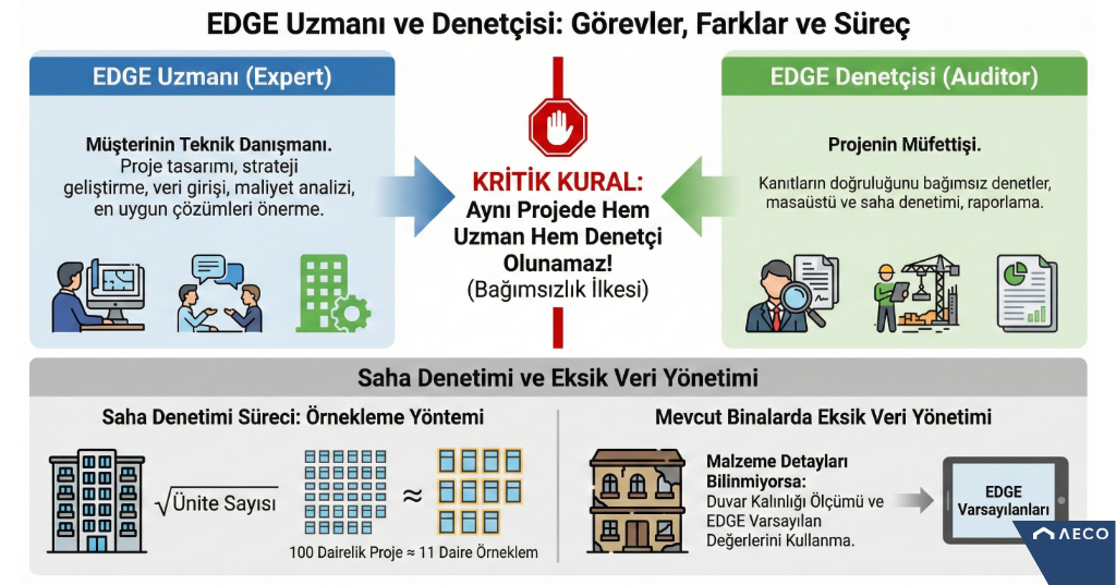 EDGE Uzmanı ve Denetçisi Arasındaki Farklar: Roller, İş Akışı ve Denetim Süreci