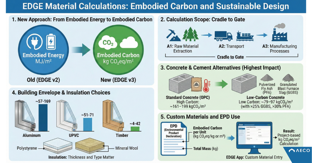 EDGE Materials Calculation: Embodied Carbon and Sustainability